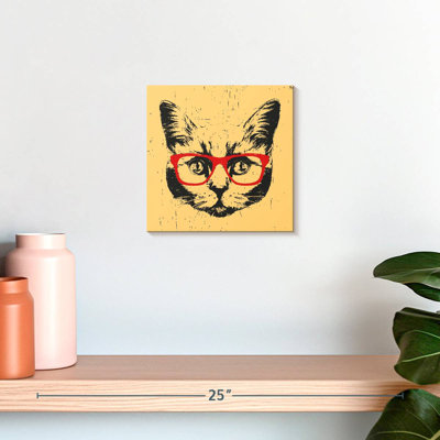 Chat Brampt avec lunettes