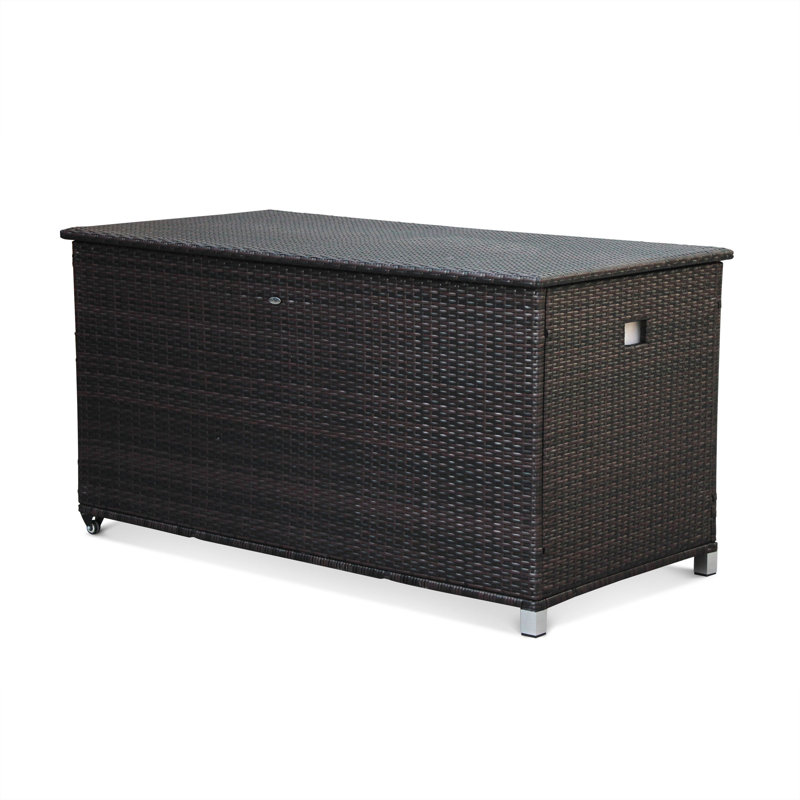WFX Utility 162cm W 788L Wicker Deck Box, Brown