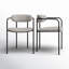 Belarus 18.25'' H Upholstered Metal Armchair-146637724-146637794