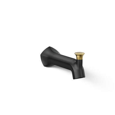 Wall-Mount 8 In. Diverter Bath Spout With Straight Design
