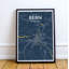 Bern City Map - No Frame Print-547289640