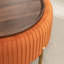 Miajah Upholstered Round Storage Ottoman-425328111