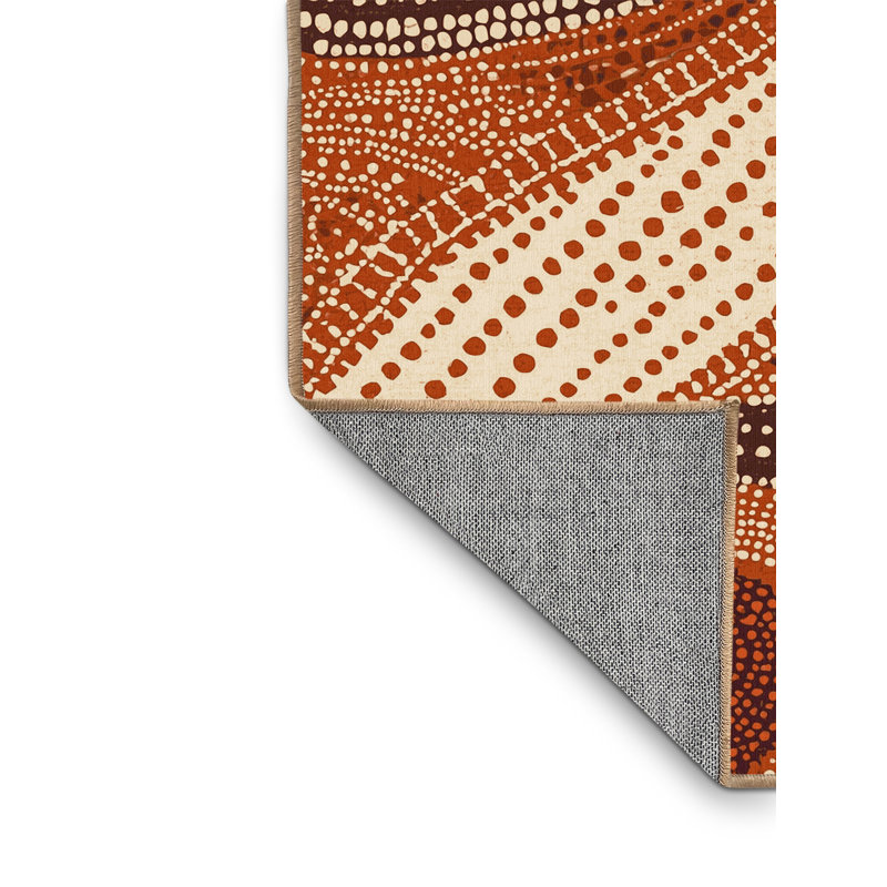 Tapis lavable à la machine Pahola, 7 x 9