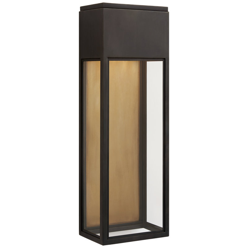 Chapman & Myers Irvine 3/4 Wall Lantern, 26.5" H x 8.75" W x 6.75" D