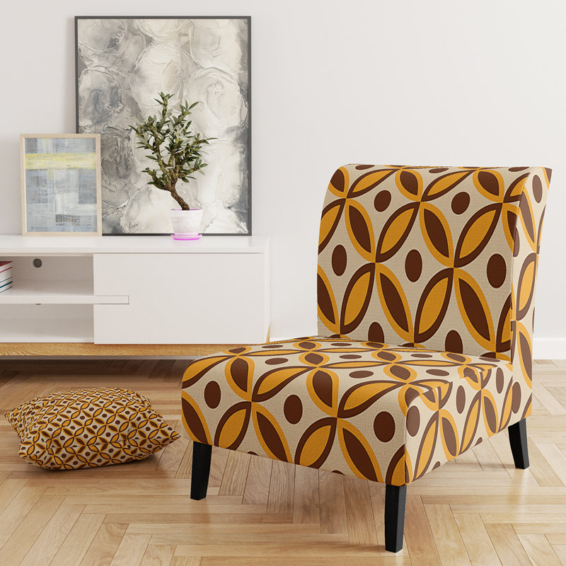Fauteuil de chambre rembourré Mid-Century
