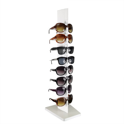 8 paires de présentoirs de lunettes de soleil avec verrous de sécurité 8 x 9 x 28 po