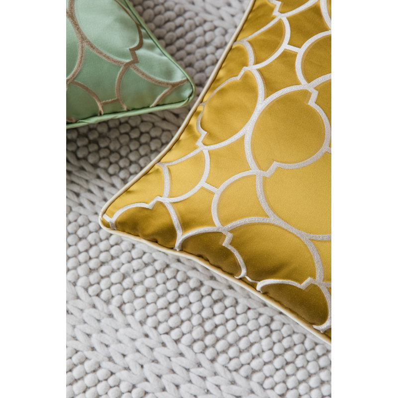 Housse de coussin Moroccan Trellis, Moutarde