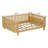 Transition Sleep Kids Bed, Convertible Daybed with Removable Rail for Kids, Queen Size, Natural-1159953223-1164367724