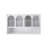 47.25" Four-Door Glass Wall Cabinet Storage Wall-Mounted Pantry Cabinet Kitchen Storage Cabinet-1926487349
