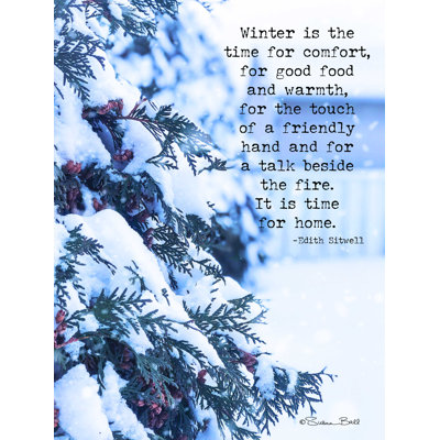 Winter Is Time For Comfort - Wrapped Canvas Graphic Art