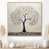 Cream Floater Framed