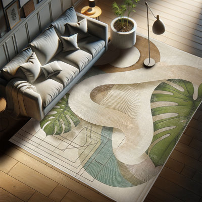 Machine Printed 152cm X 76cm Area Rug