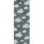 Tapis bleu sarcelle / crème à poils longs Broome Kestner-1003574665-1055119492