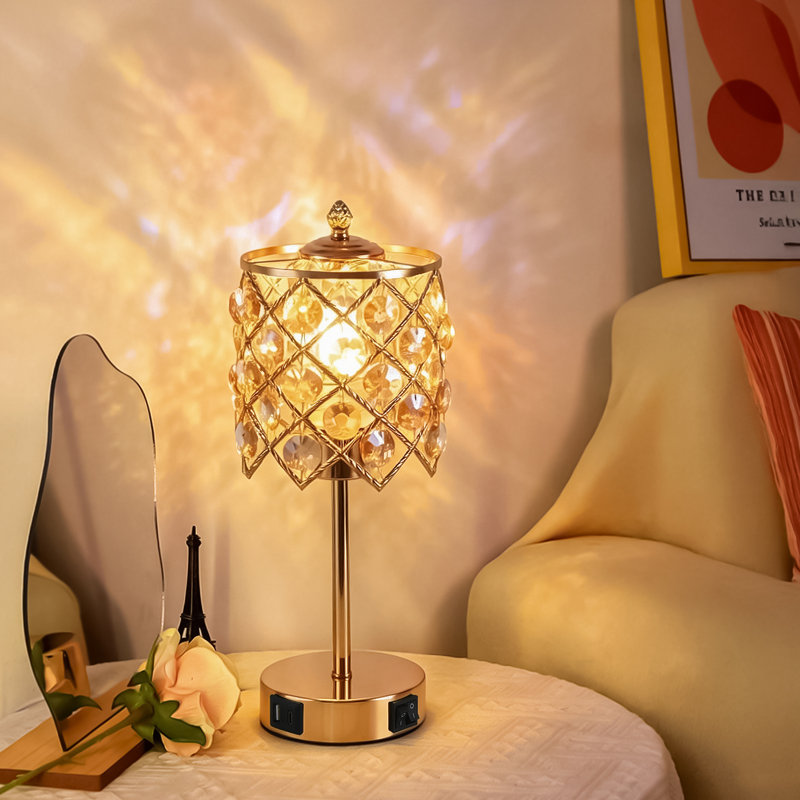 lampe de table en cristal