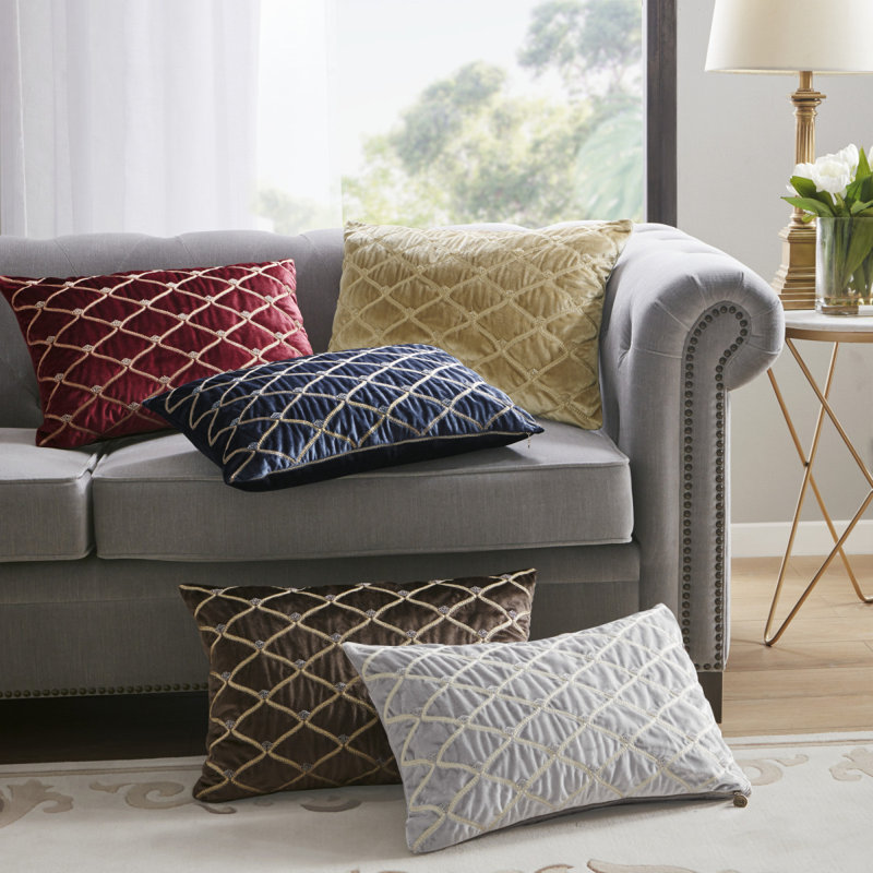 Oblong Decor Pillow 22X15", Marine