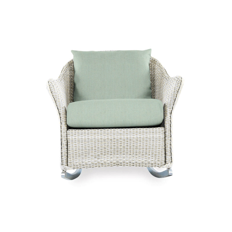 Weekend Retreat Outdoor Rocker Chair, Remy Cloud, Antique White