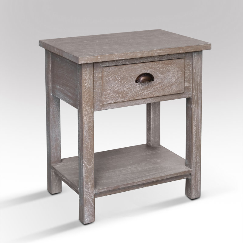 24'' W Solid Wood Nightstand