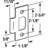 Schlage, Brass Plated Steel T-strike (Single Pack)-68029253-68029255
