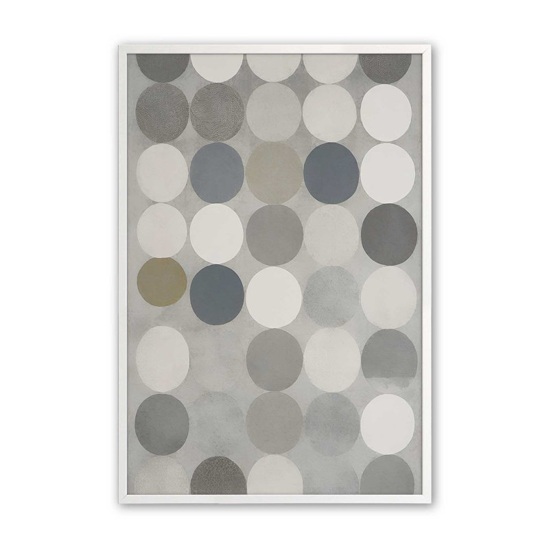 Impression sur toile gris en demi-teinte II par Elena Ray, H 24 po x l 18 po, Impression sur cadre ouvert sans papier mat