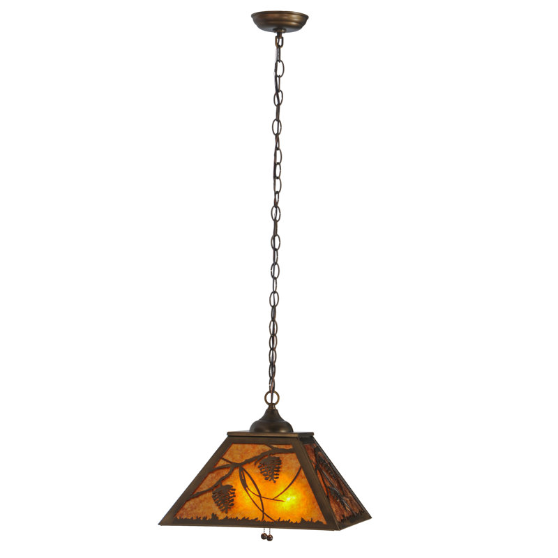 Rustic Lodge 2 - Light Pendant, Antique Copper