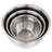Martha Stewart 3 Piece Stainless Steel Mixing Bowl Set With Lids In Taupe