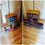 4 Pair Stackable Solid Wood Shoe Rack