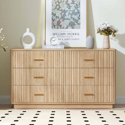 Double Dresser With 6 Drawer