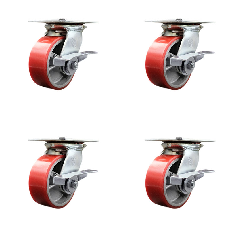 Heavy Duty Casters, Green