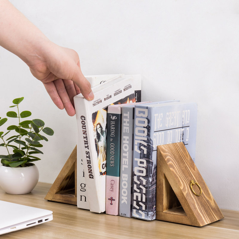 Wood Bookends