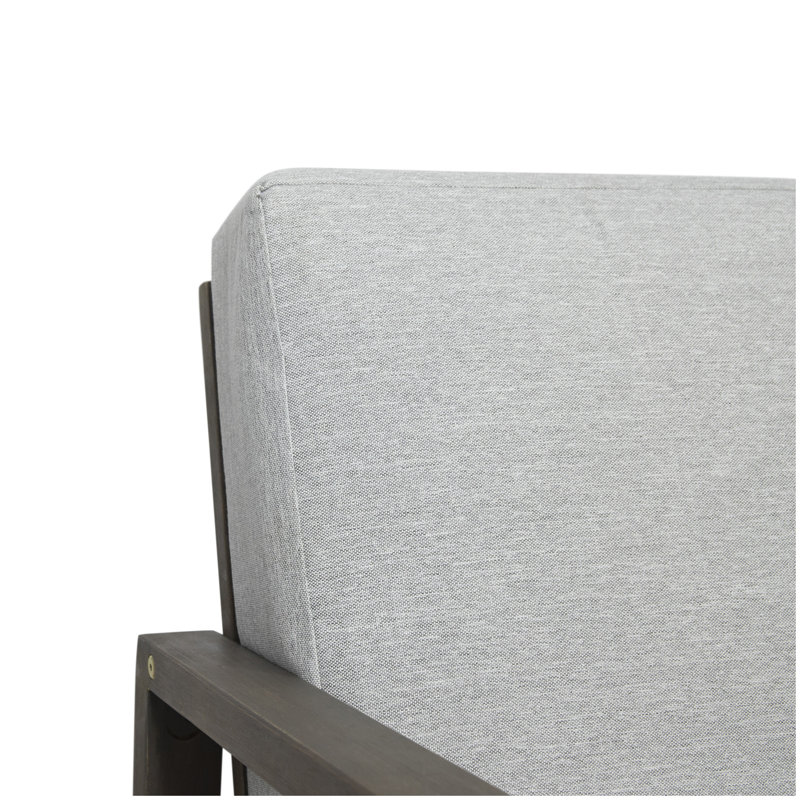 BELGIAN CLUB CHAIR, Gray, Dark Gray