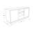 Crestover Unfinished TV Stand for TVs up to 65"-1714514824