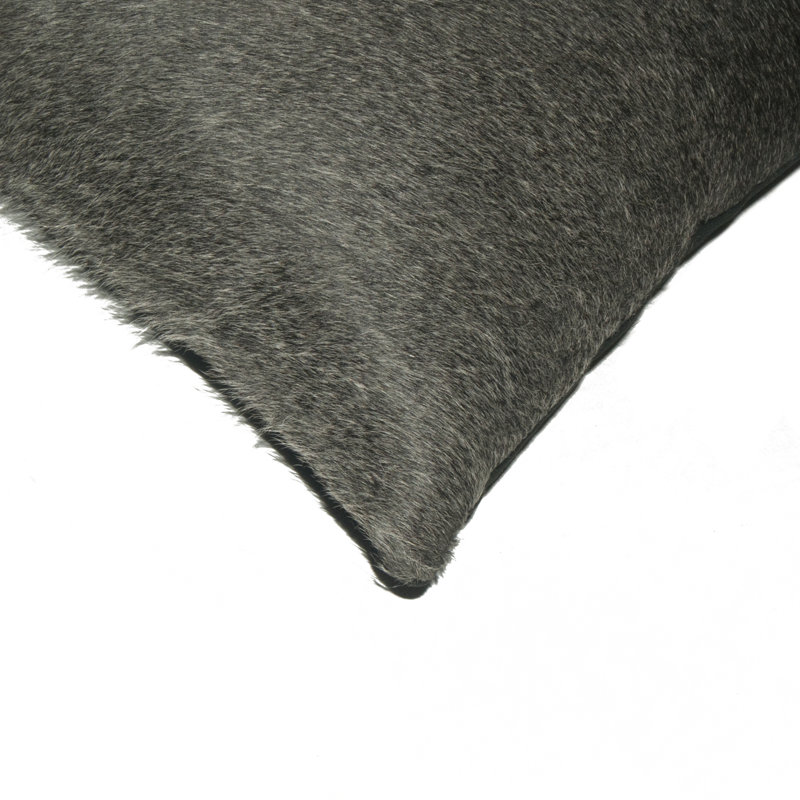 Coussin Torino Kobe | 2 pièces | Gris et blanc | 12 po x 20 po, Gris / blanc