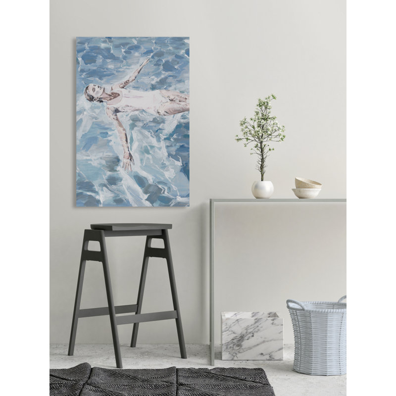 Perfect One-Piece Swimsuit - Wrapped Canvas Painting, 152 cm H x 101 cm W