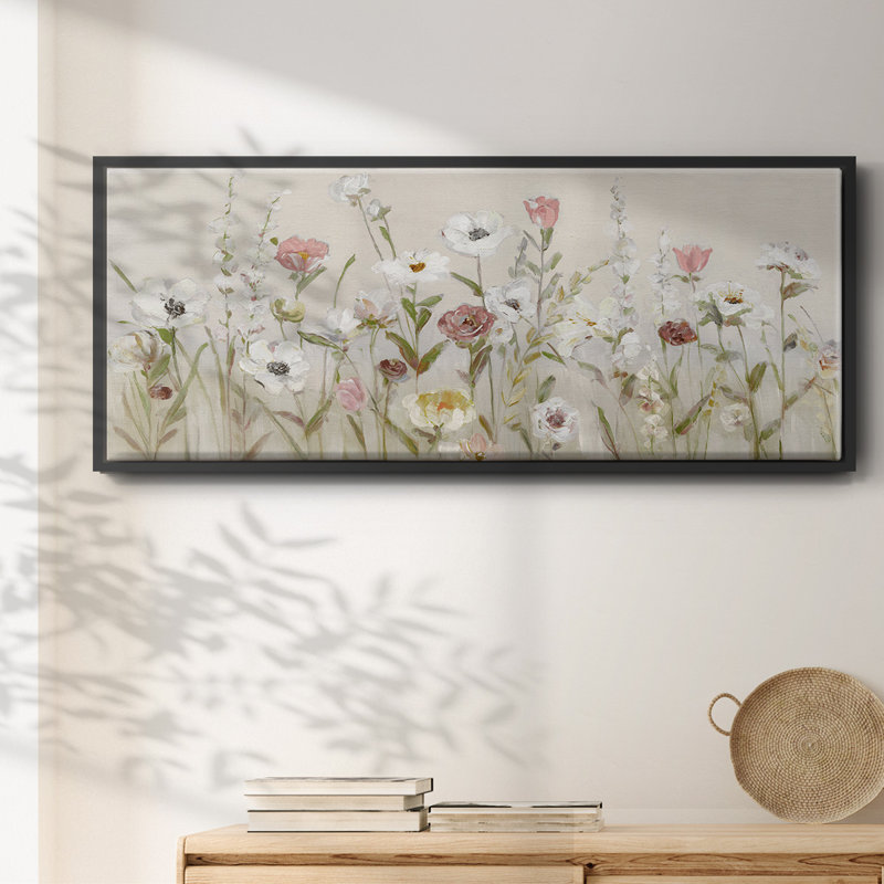 Blooming Around - Toile encadrée, H 20 po x l 50 po