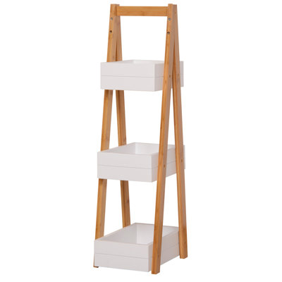 Swedesboro Freestanding Bamboo Shower Caddy