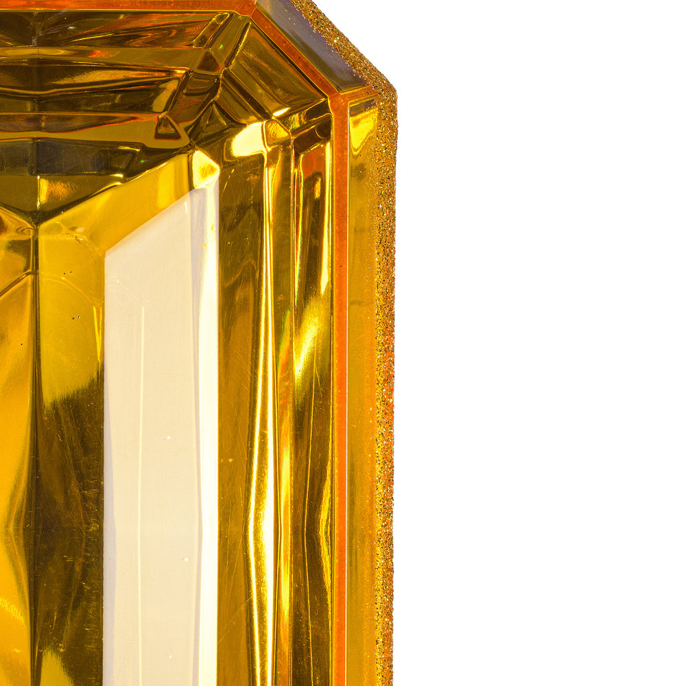8" Shatterproof Holiday Ornament, Gold