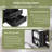 30"W Wall-Mounted Single Bathroom Vanity with An Adjustable Shelf-1838934130
