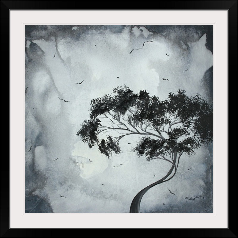 « lost moon » par megan duncanson, reproduction d’art, H 35 po x l 35 po x P 1,5 po, Toile