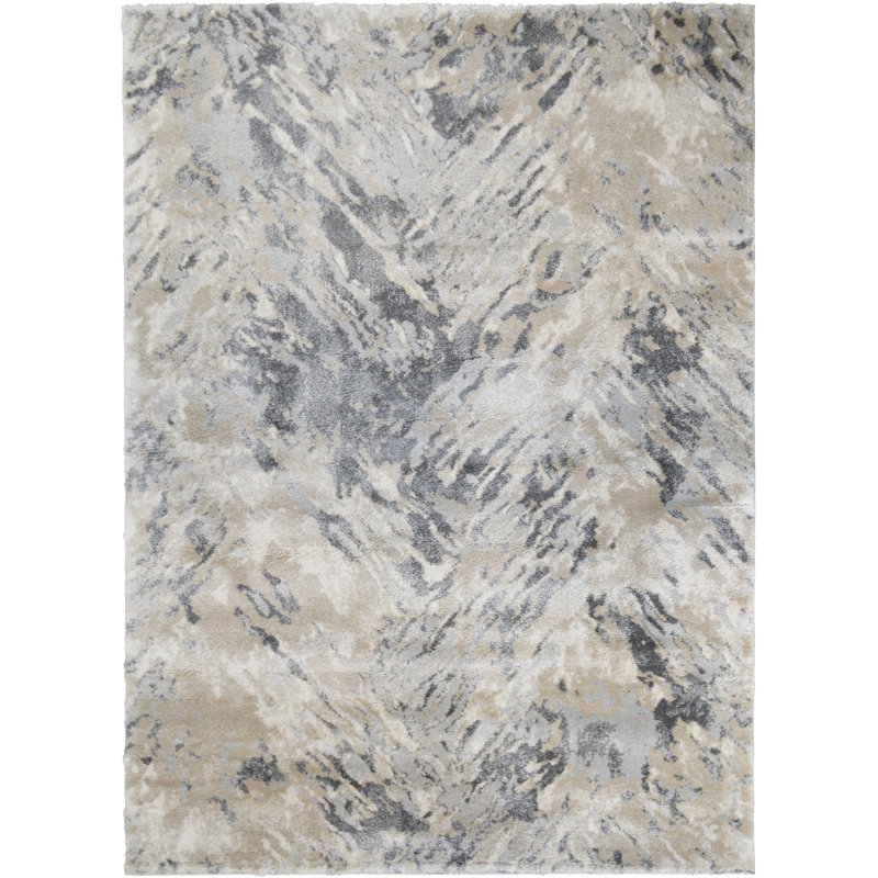 Abstract Indoor Rug, Rectangle 7'10' x 9'10"