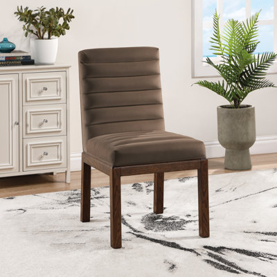 Chaise en velours Evelyn Lametra