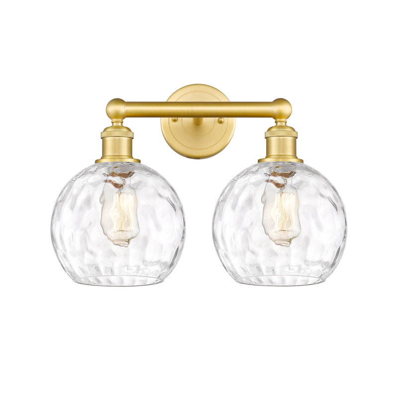 Ambrosane 2 - Light Dimmable Vanity Light, Satin Gold