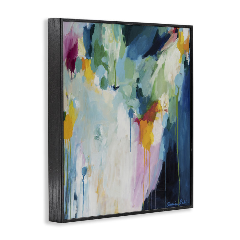Eucalyptus, expression lumineuse encadrée, estampe par Amira Rahim, H 14 po x l 11 po, Giclée encadrée noir minuit