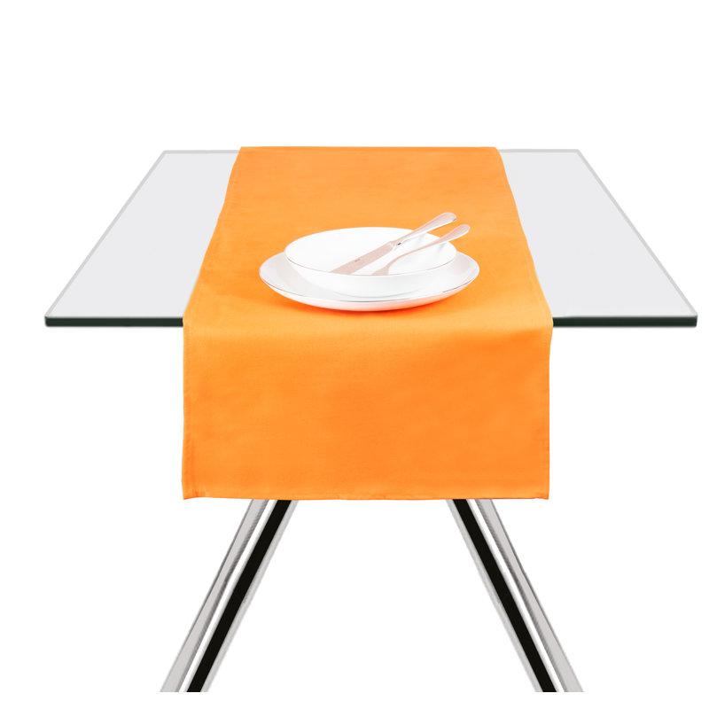 Excelsa Panama Color Cotton Table Runner, 140 x 45cm, in yellow, Multi-coloured