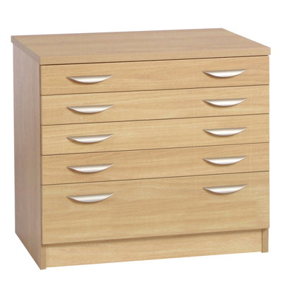 Barcomb 85cm Wide 5 -Drawer File Cabinet