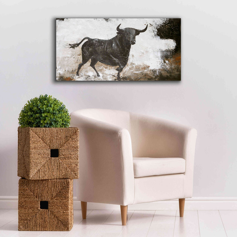 Bull par Design Fabrikken, impression sur toile tendue