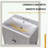 Bathroom Vanity with Ceramic Sink and Open Style Shelf-1981943368