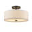 Flaire Fabric Semi Flush Mount-535900991-535900990