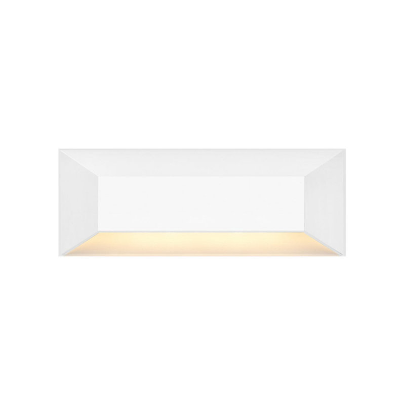 Hinkley Nuvi Rectangular Deck Sconce, White