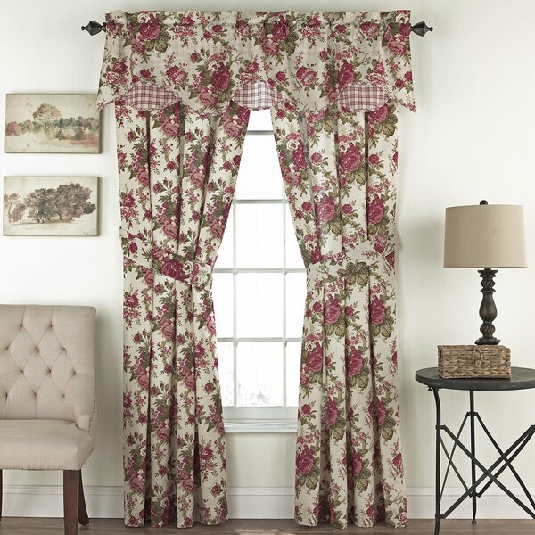 Waverly Norfolk Cotton Room Darkening Curtain Pair & Reviews | Wayfair