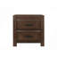 Table de chevet à deux tiroirs 1pc